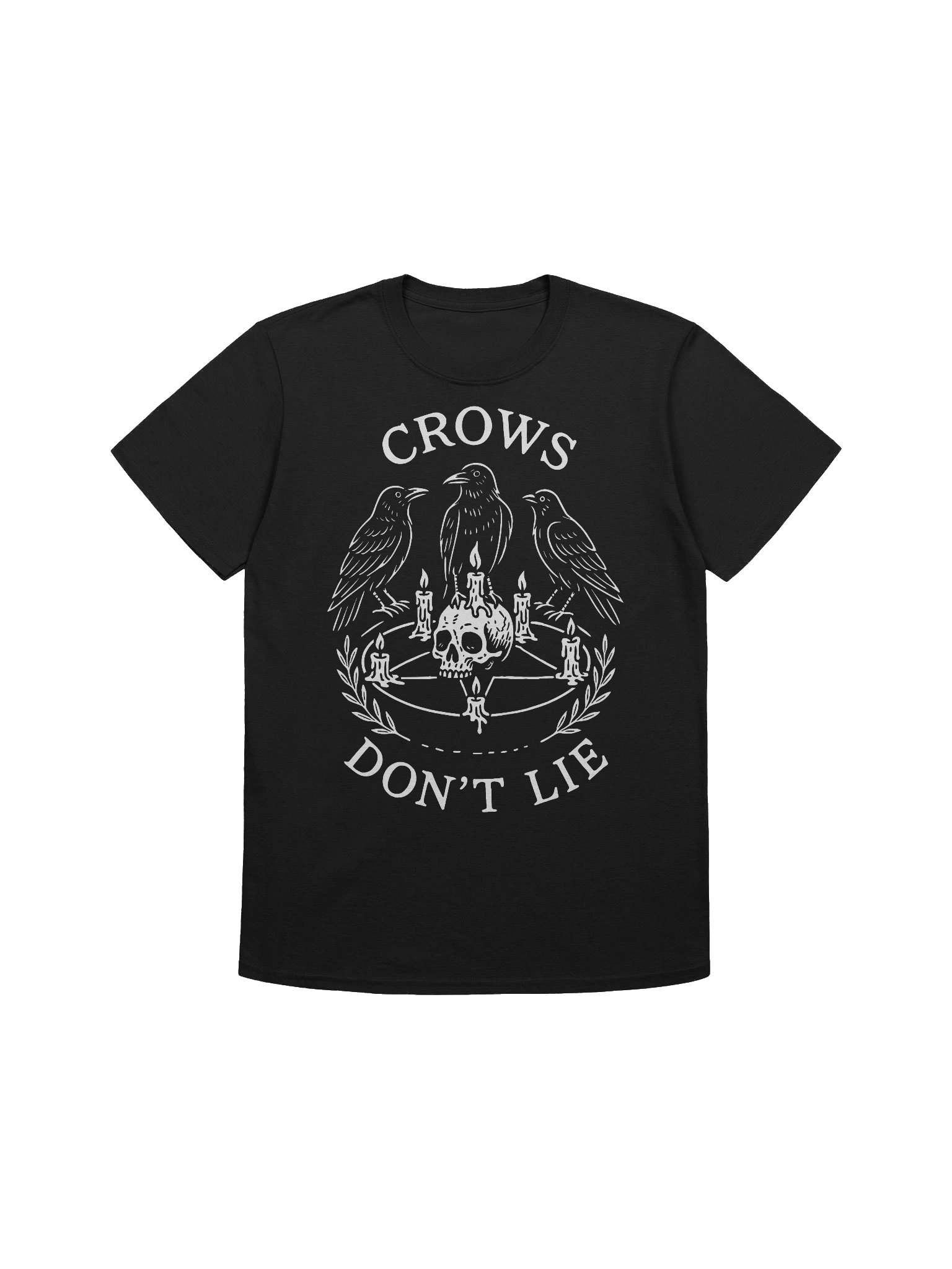 Crows Don't Lie - Unisex T-Shirt FRONT PRINT product image (2)