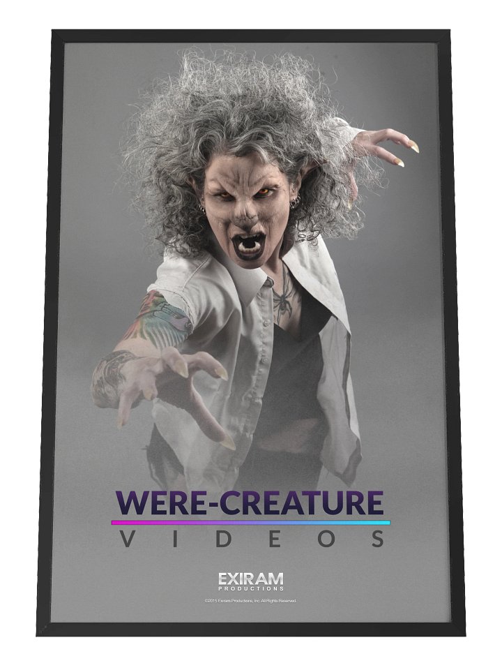 Were-Creature Videos - Framed Poster product image (1)
