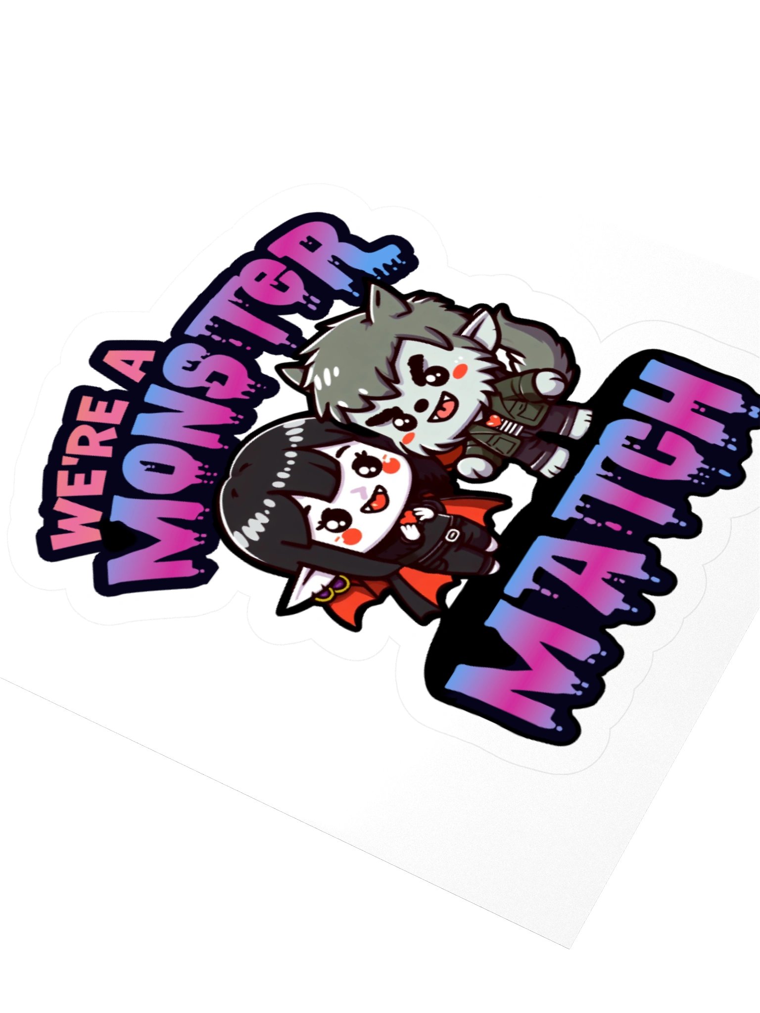 We're a Monster Match Vampire & Werewolf product image (7)