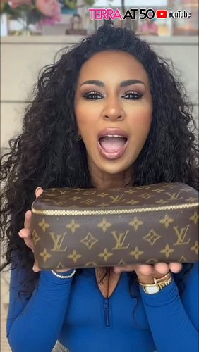 Louis Vuitton makeup bag hack!  @tamara #terraat50 #vlog #louisvuitton #luxuryhandbags