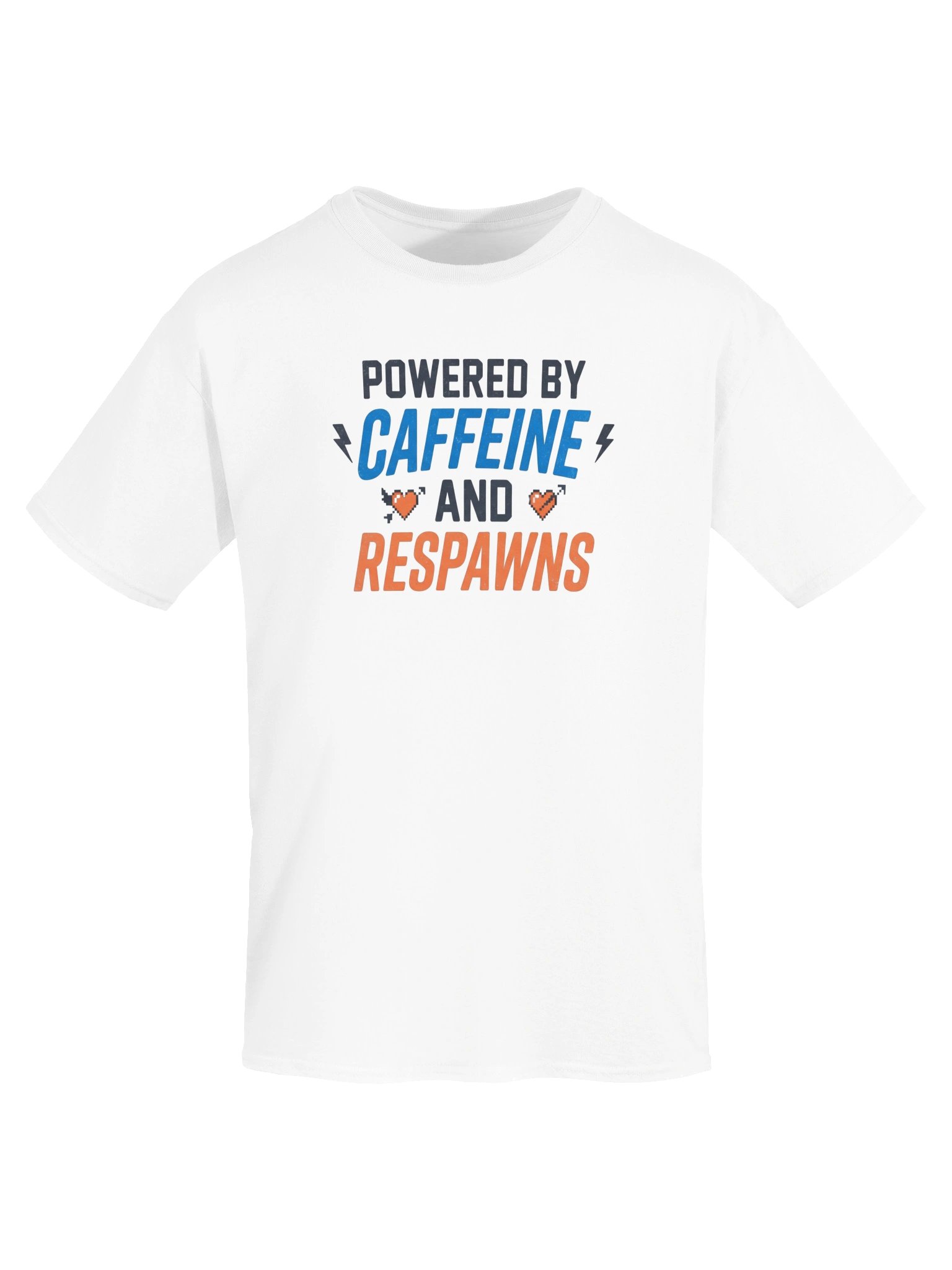 Powered By Caffeine And Respawns Gamer Tee product image (3)