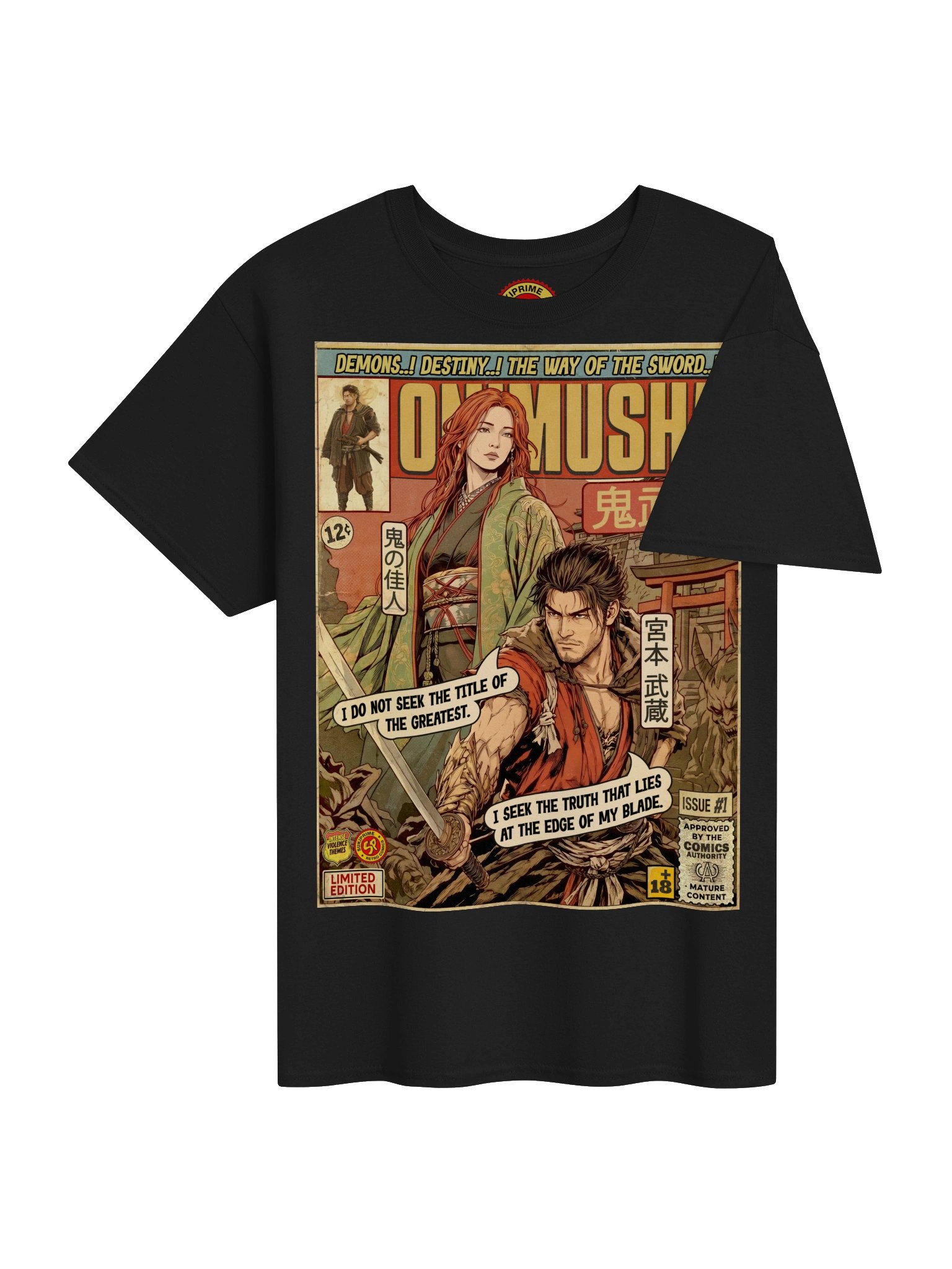 Onimusha Comic Art Gaming T-Shirt product image (4)