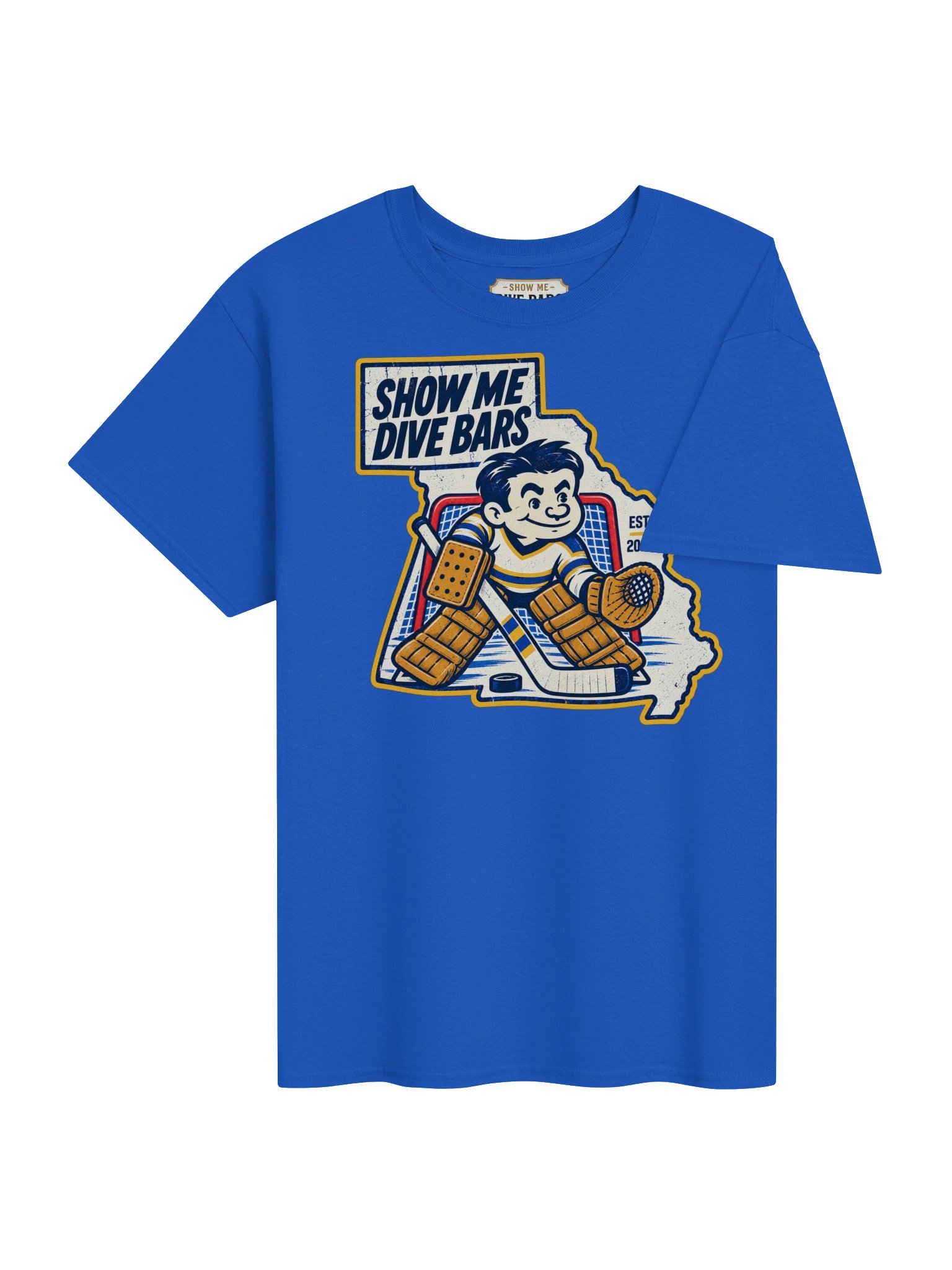 Show Me Dive Bars – Missouri Hockey Goalie Tee product image (4)
