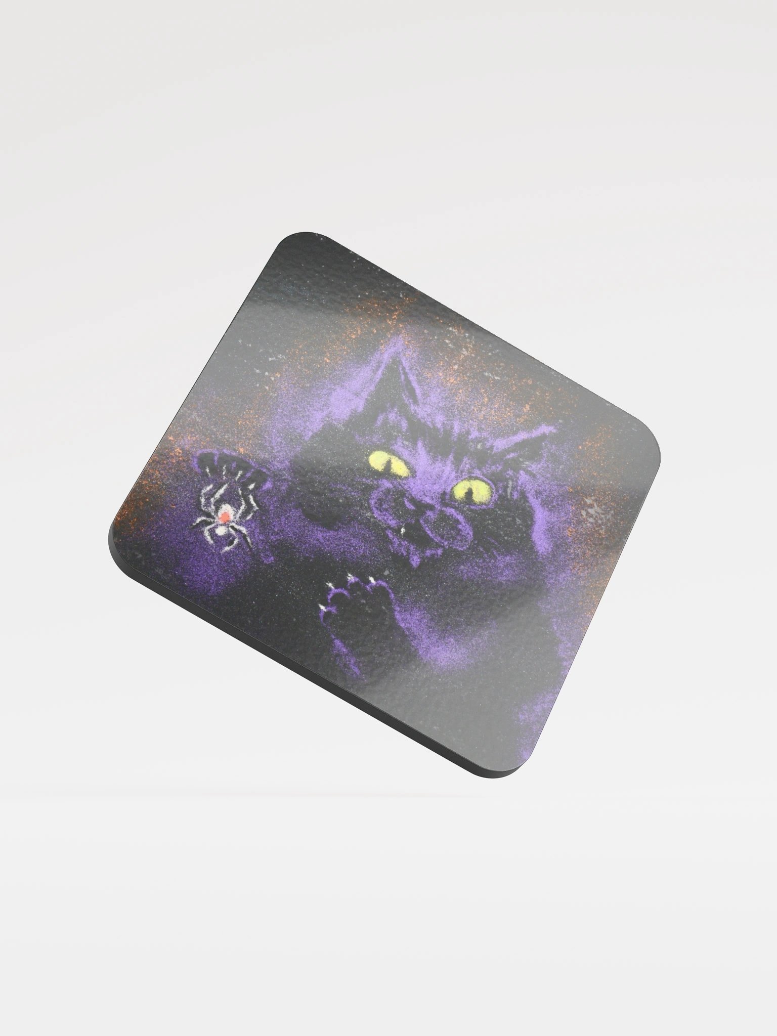 Purple Cat Coaster product image (1)