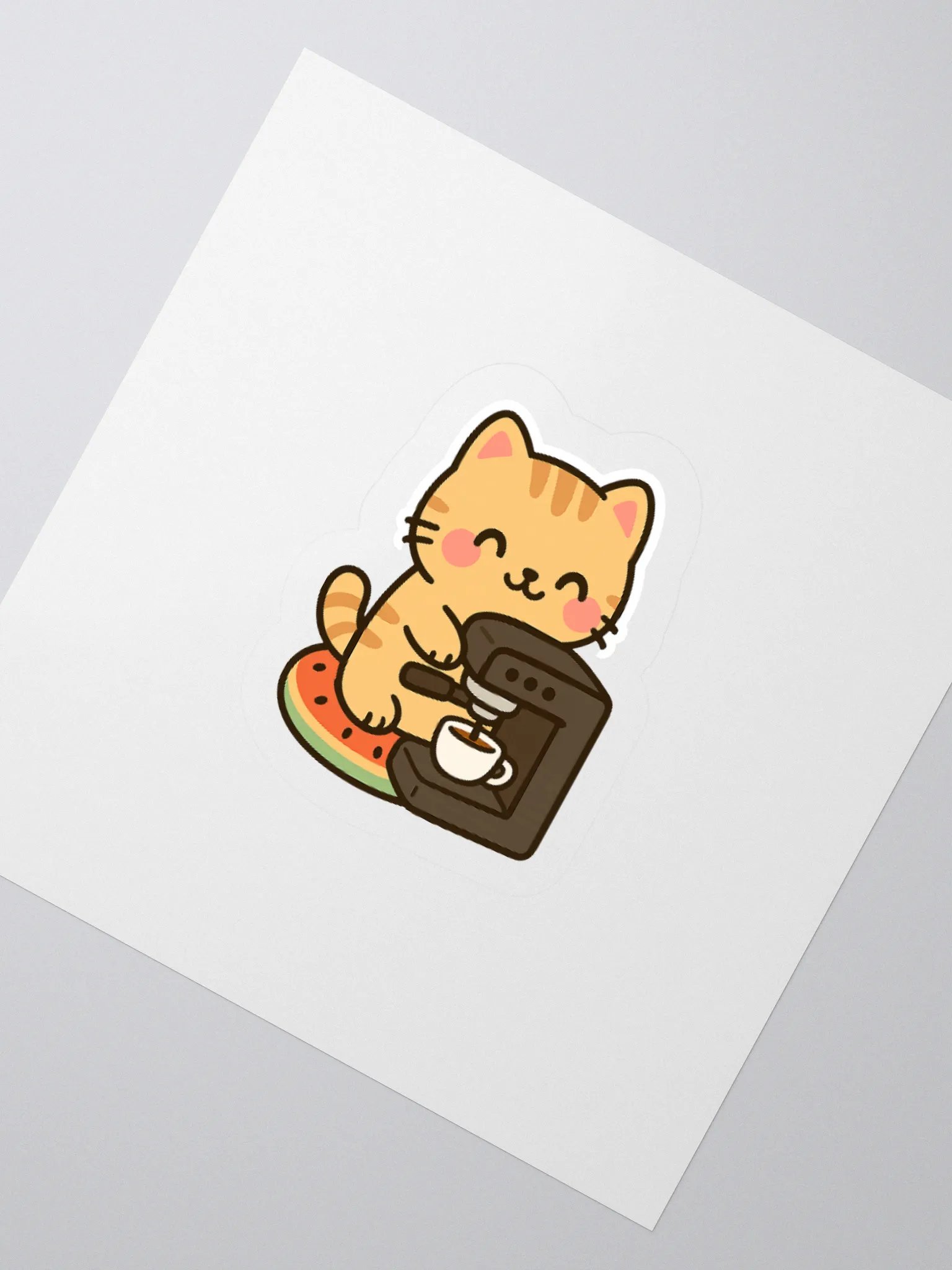 Espresso Cat Sticker product image (6)