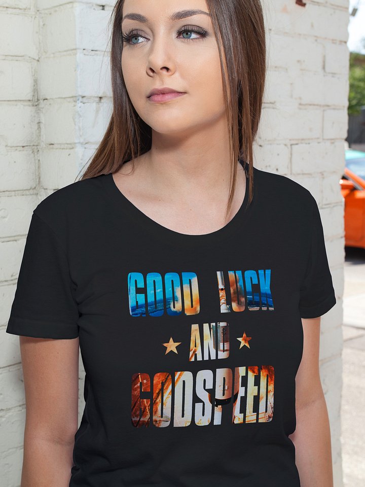 Good Luck and Godspeed / NASA — Short-Sleeve Unisex T-Shirt, Space T-Shirt, NASA Apollo product image (1)