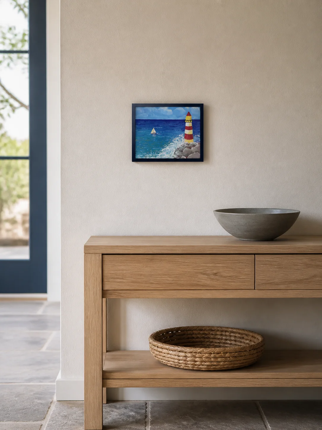 Beacon by the Rocks — One-of-a-Kind Original Painting product image (2)
