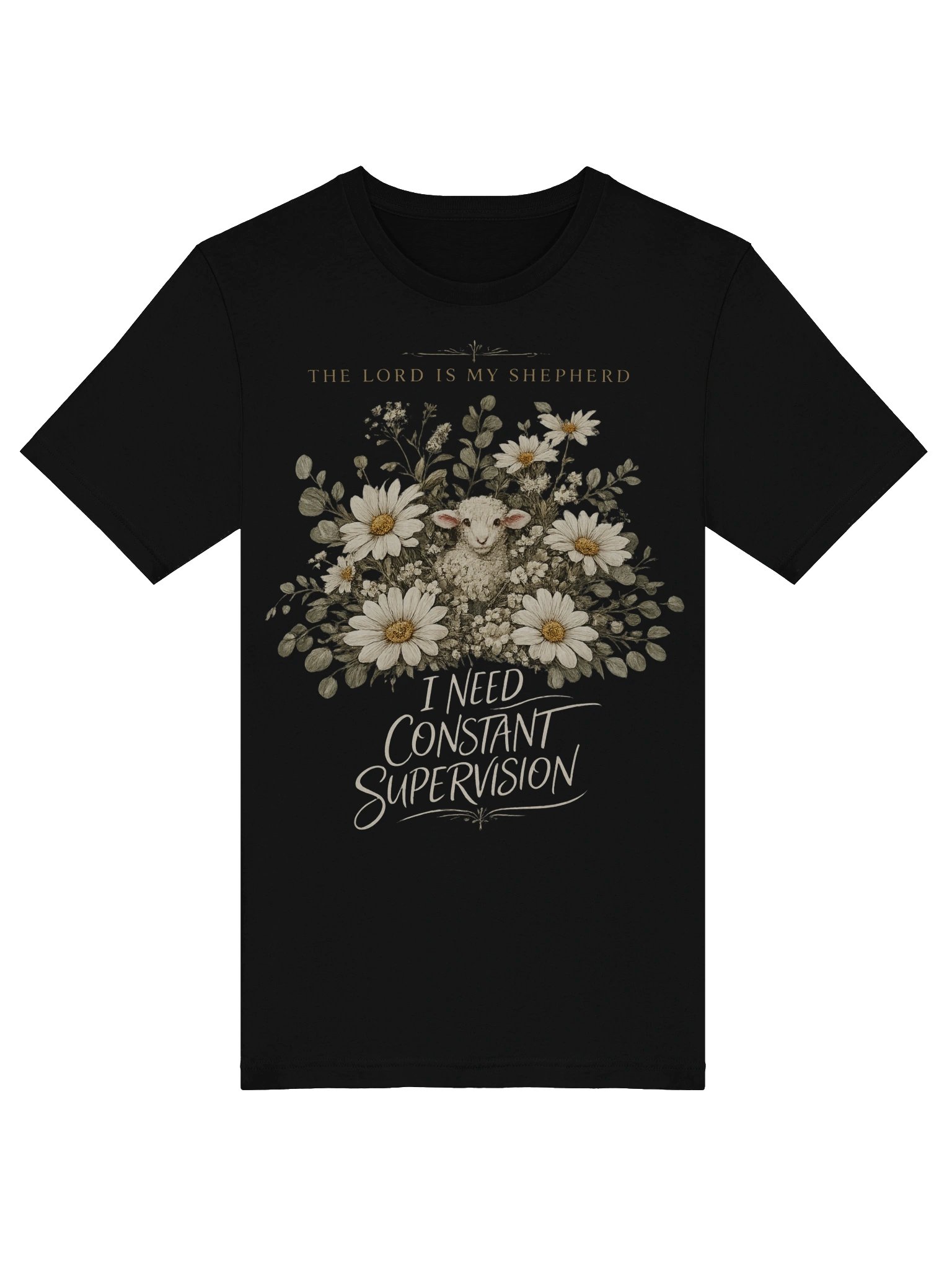 The Lord Is My Shepherd Shirt | Funny Christian Tee product image (7)