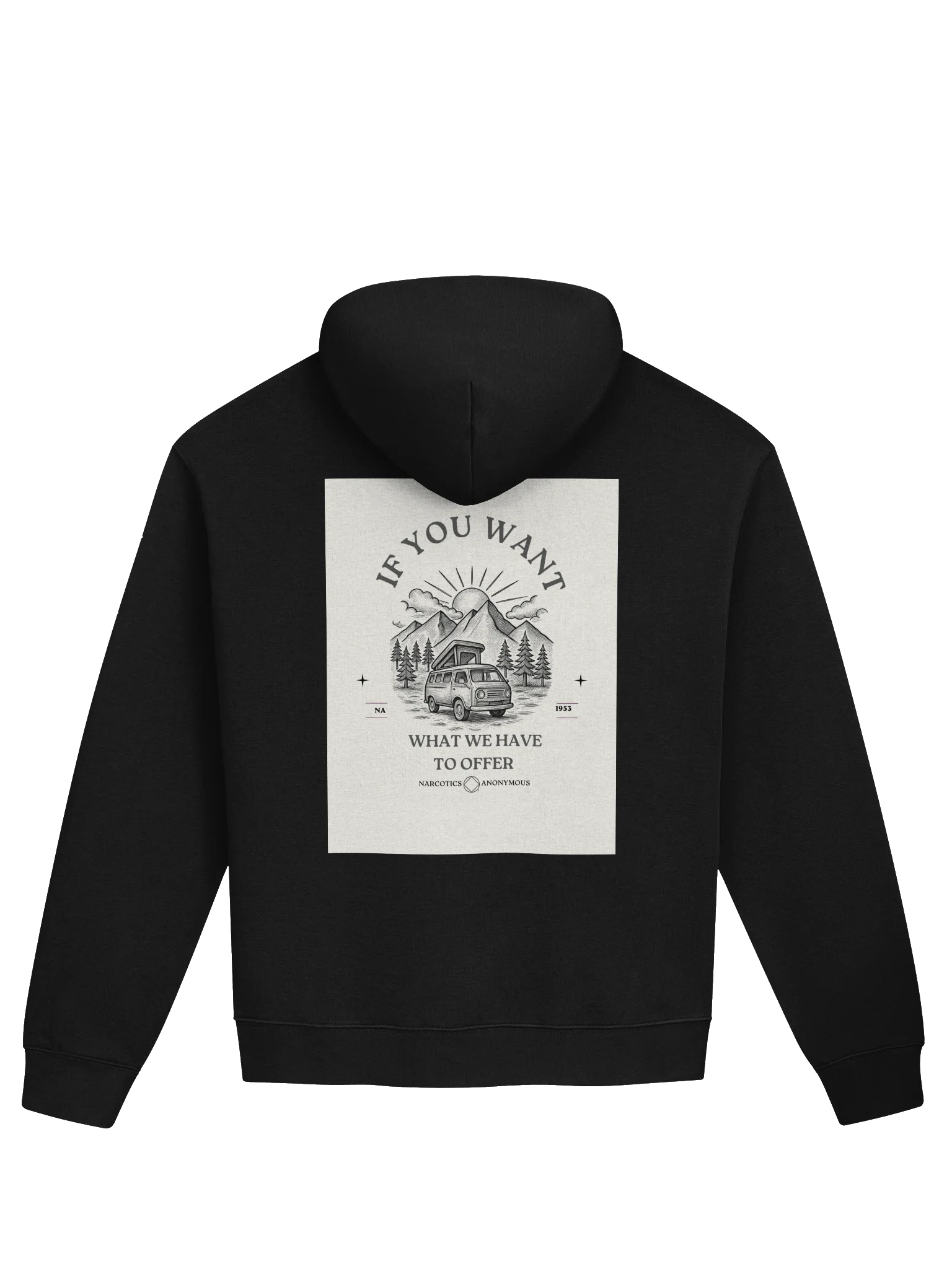 Narcotics Anonymous Mountain Van Hoodie product image (1)