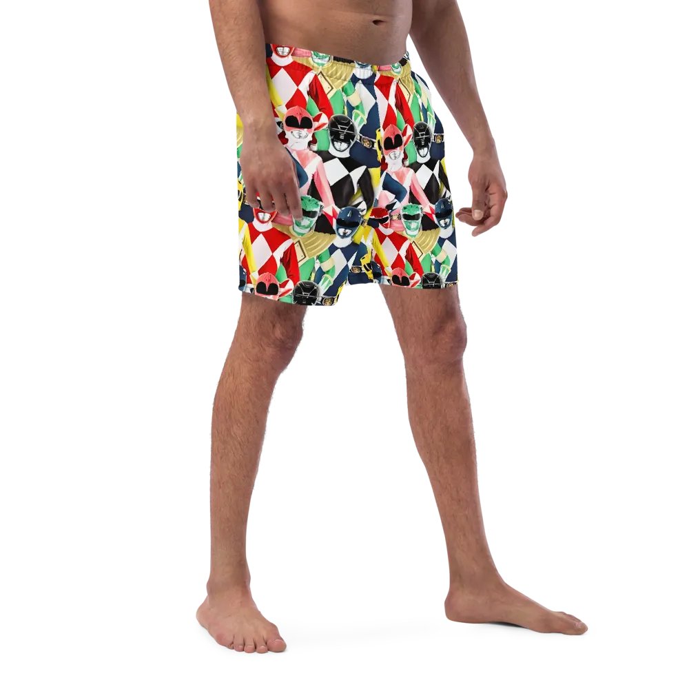 Retro Rangers All-Over Swim Trunks product image (8)
