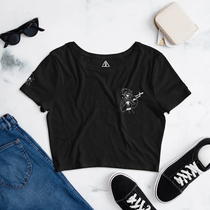 Embroidered Crop Top // Who Cover Collection product image (1)