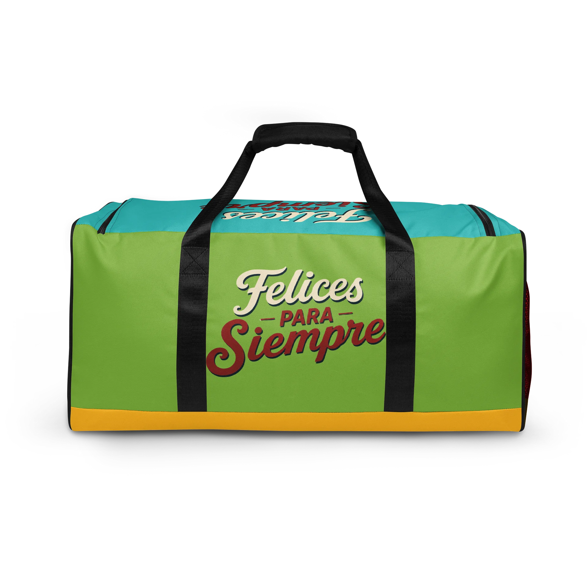 “Felices para Siempre” Colorful Duffle Travel & Gym Bag product image (3)