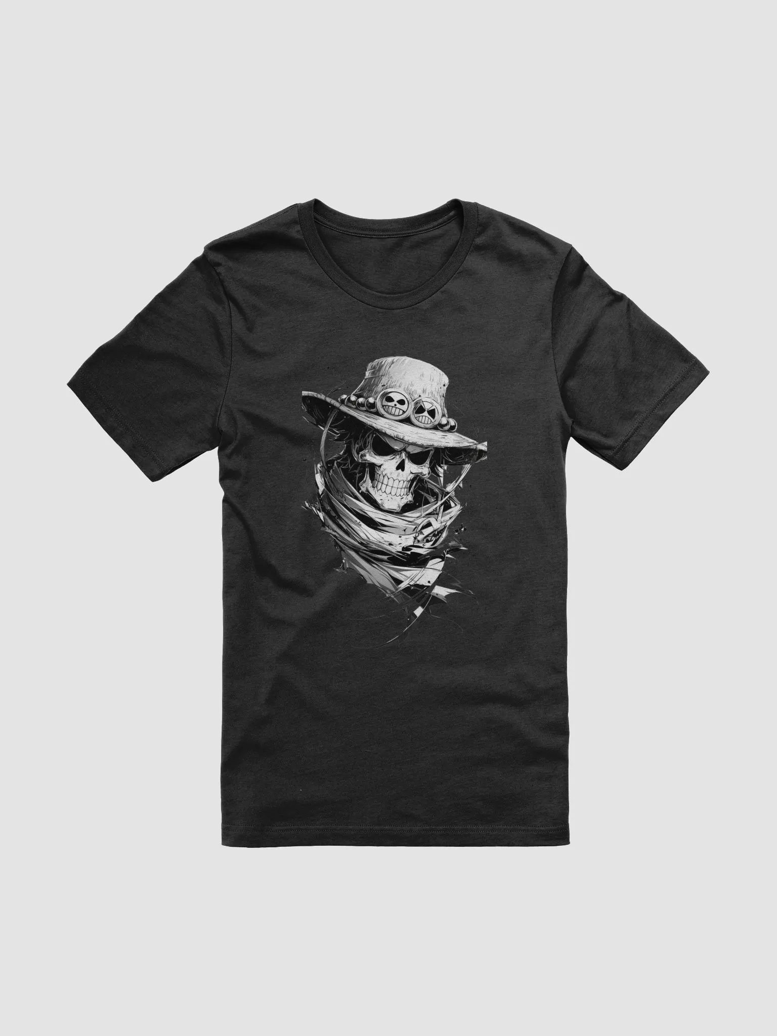 Skull Hat Illustration Graphic Tee product image (1)