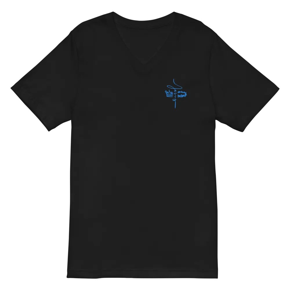 Embroidered JESUS V-Neck Tee product image (3)