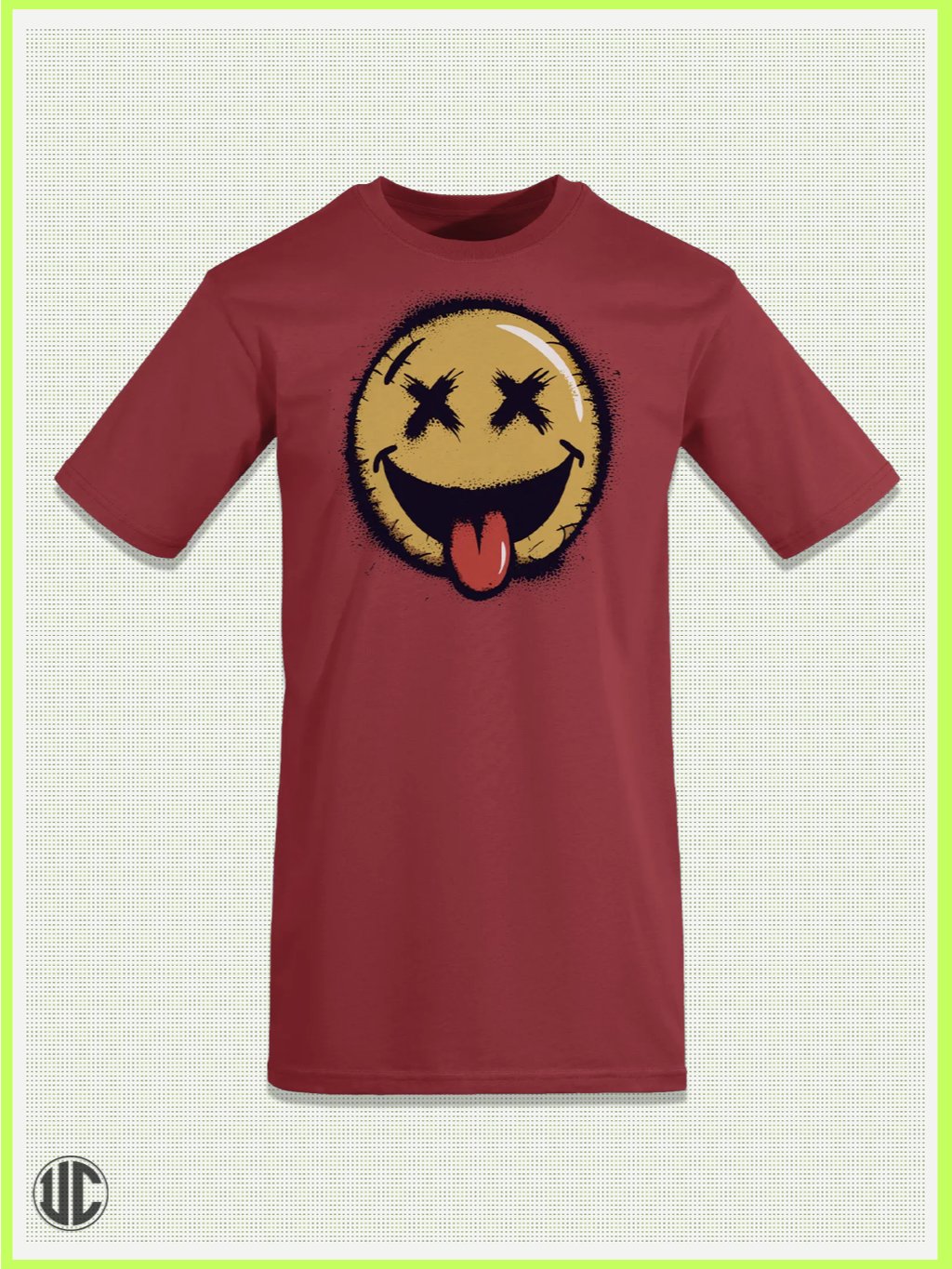 X Smiley – Heavyweight T-Shirt product image (1)
