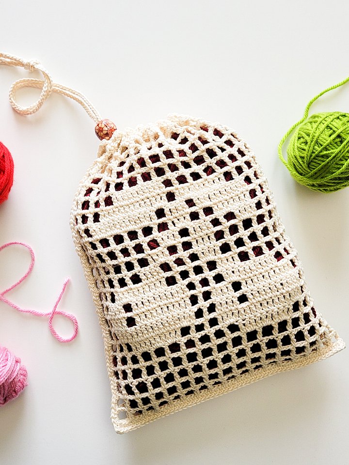 Fresh Mesh Produce Bag Crochet Pattern product image (2)