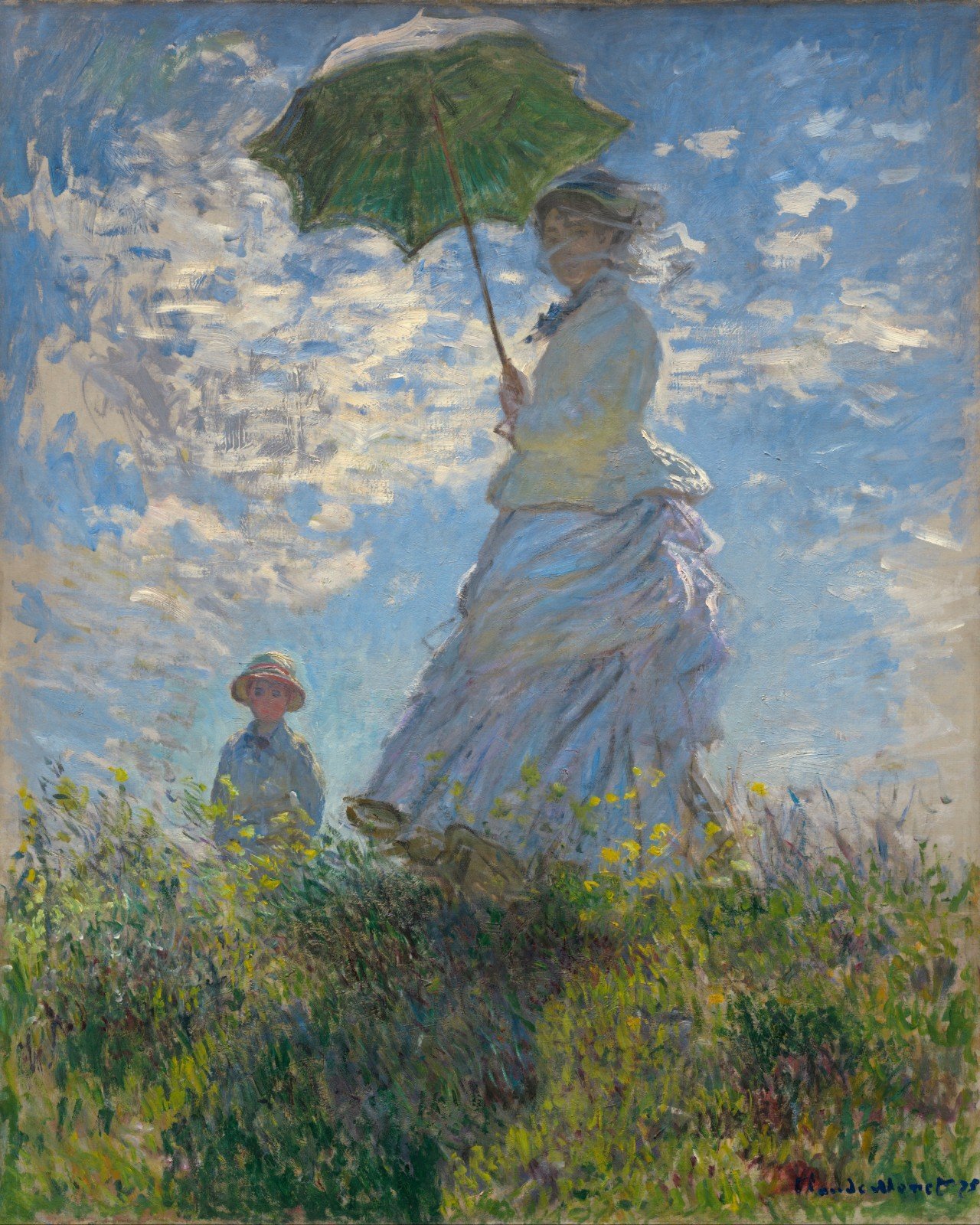 Monet, Woman with a Parasol — Fine-Art Poster product image (1)