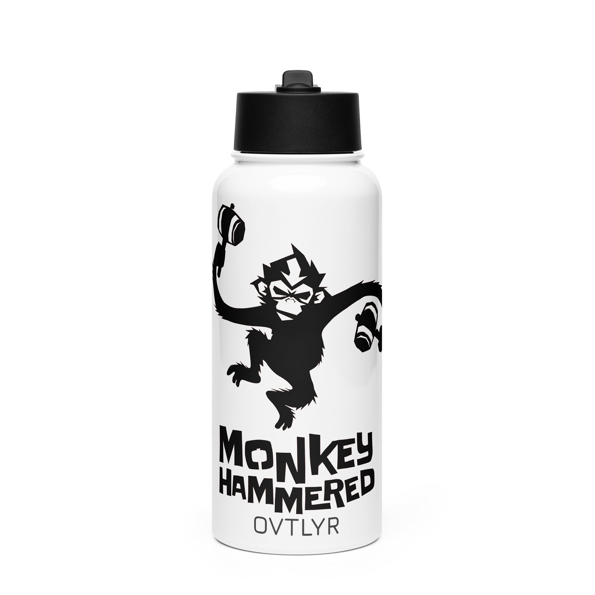 Monkey Hammered Water Bottle product image (1)