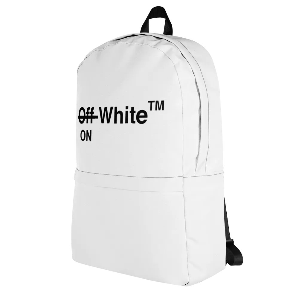 On White Backpack product image (3)
