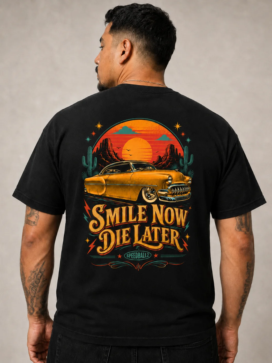 Smile Now⚡Die Later Vintage 54 Bel Air Tee product image (1)