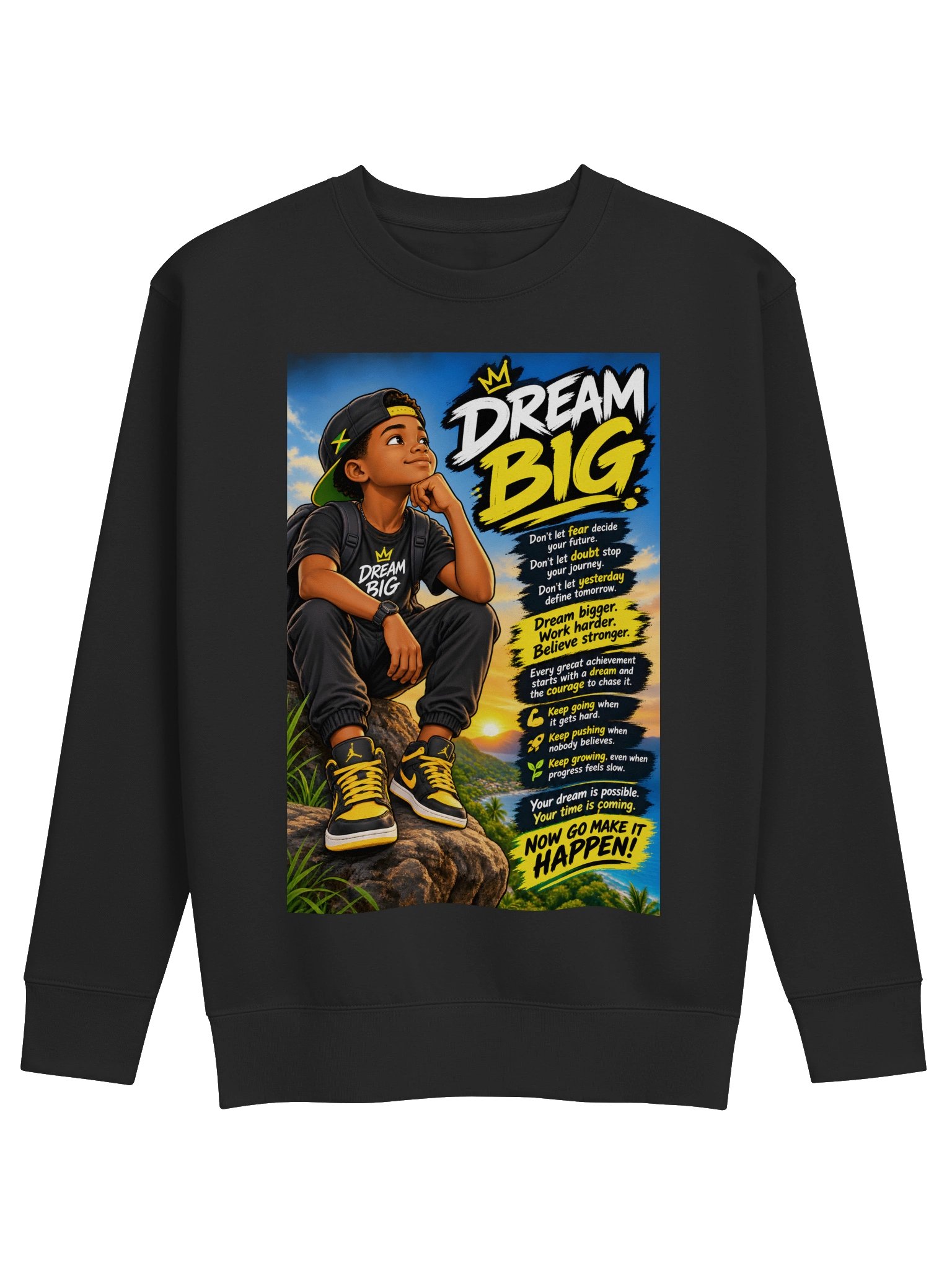 Dream Big Motivational Sweatshirt product image (1)