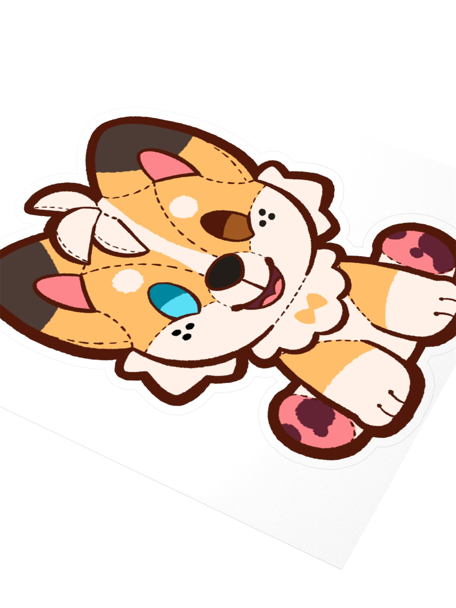 Corgi Plush Sticker product image (3)