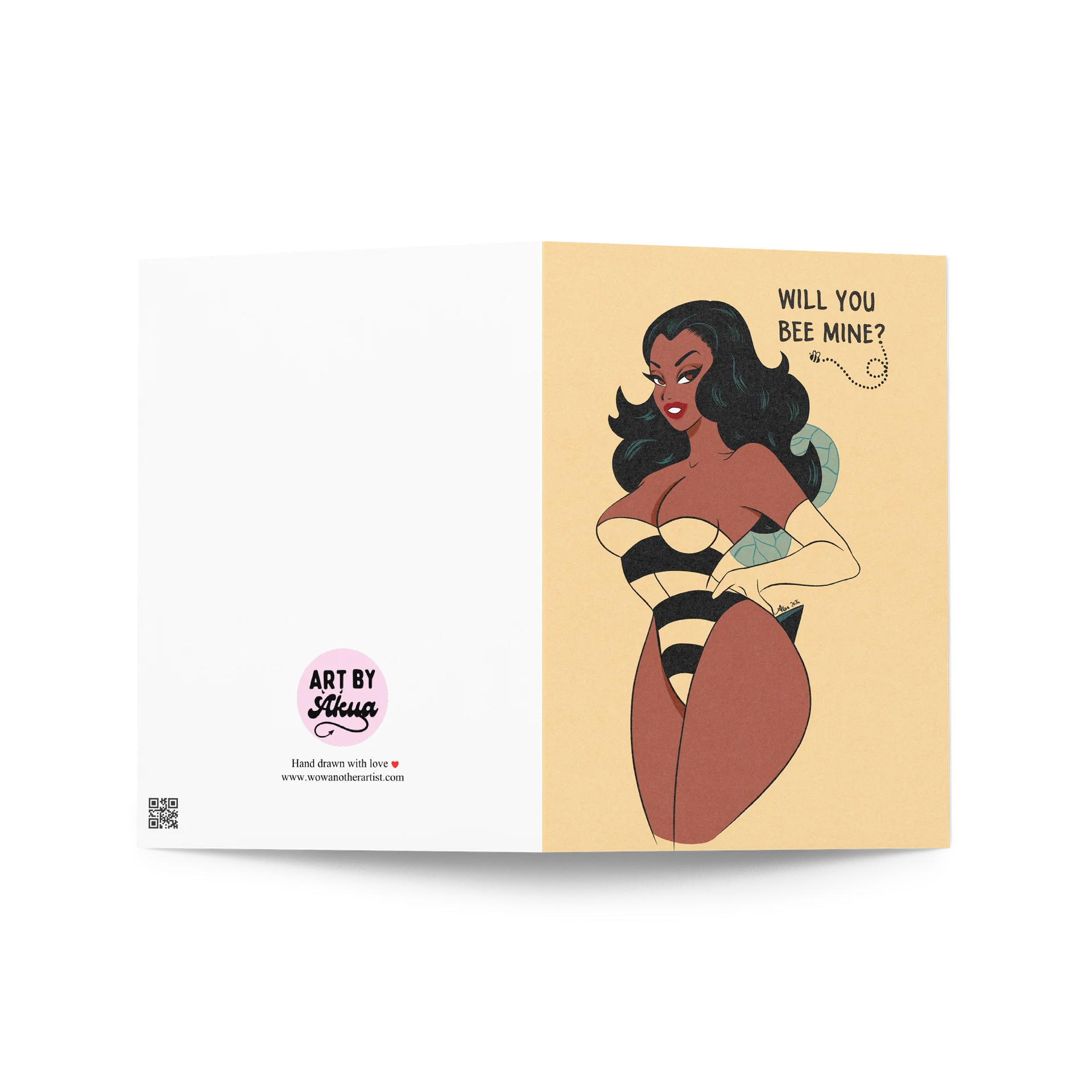 Will You Bee Mine? - Valentine's Day Greeting Card product image (2)
