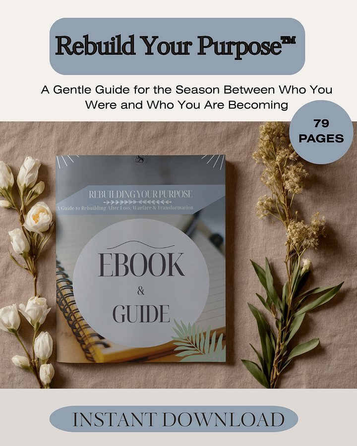 Rebuilding Your Purpose - Ebook and Guide™ product image (1)