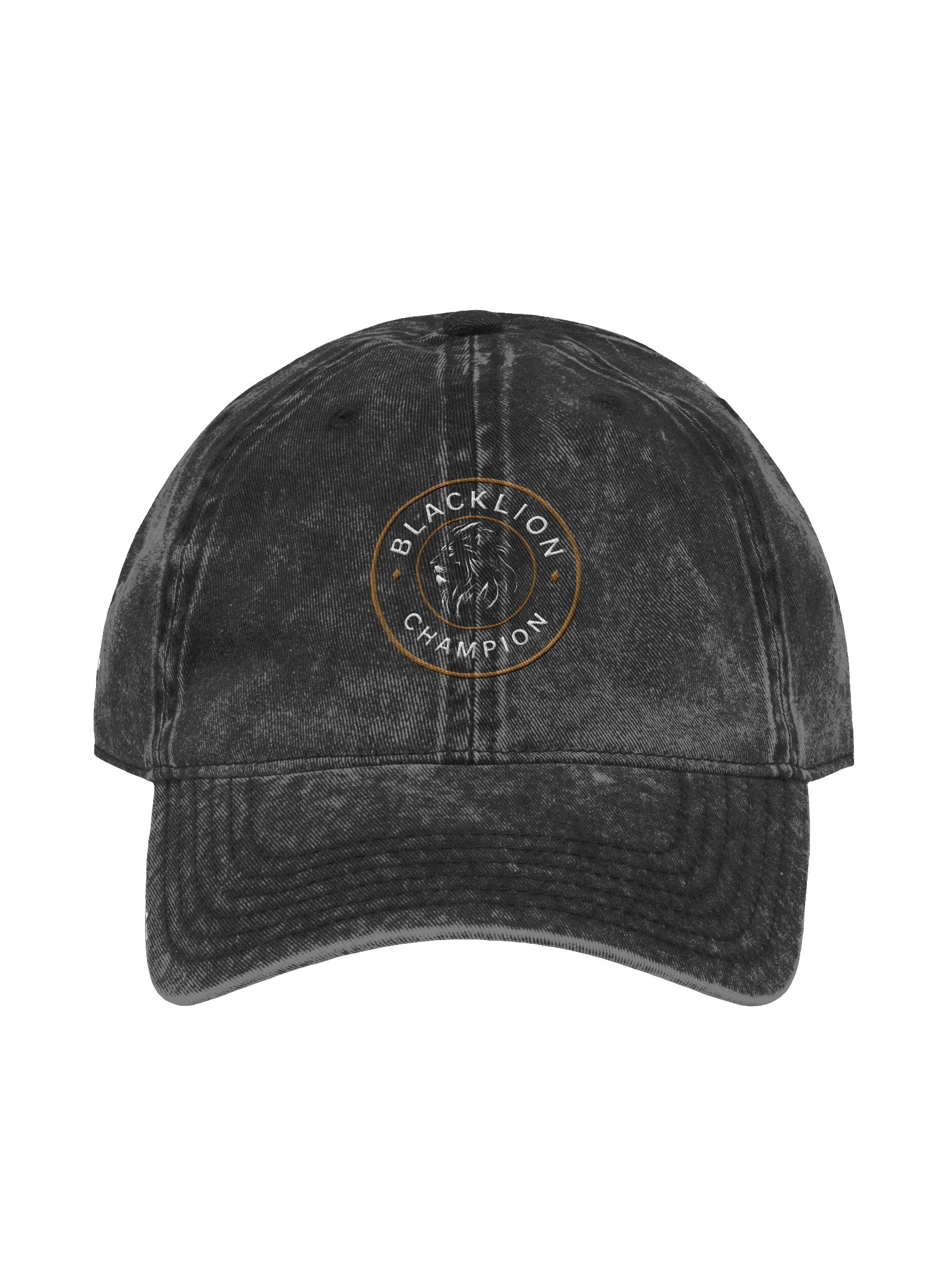 Black Lion Champion Crest Vintage Washed Cotton Dad Hat product image (1)