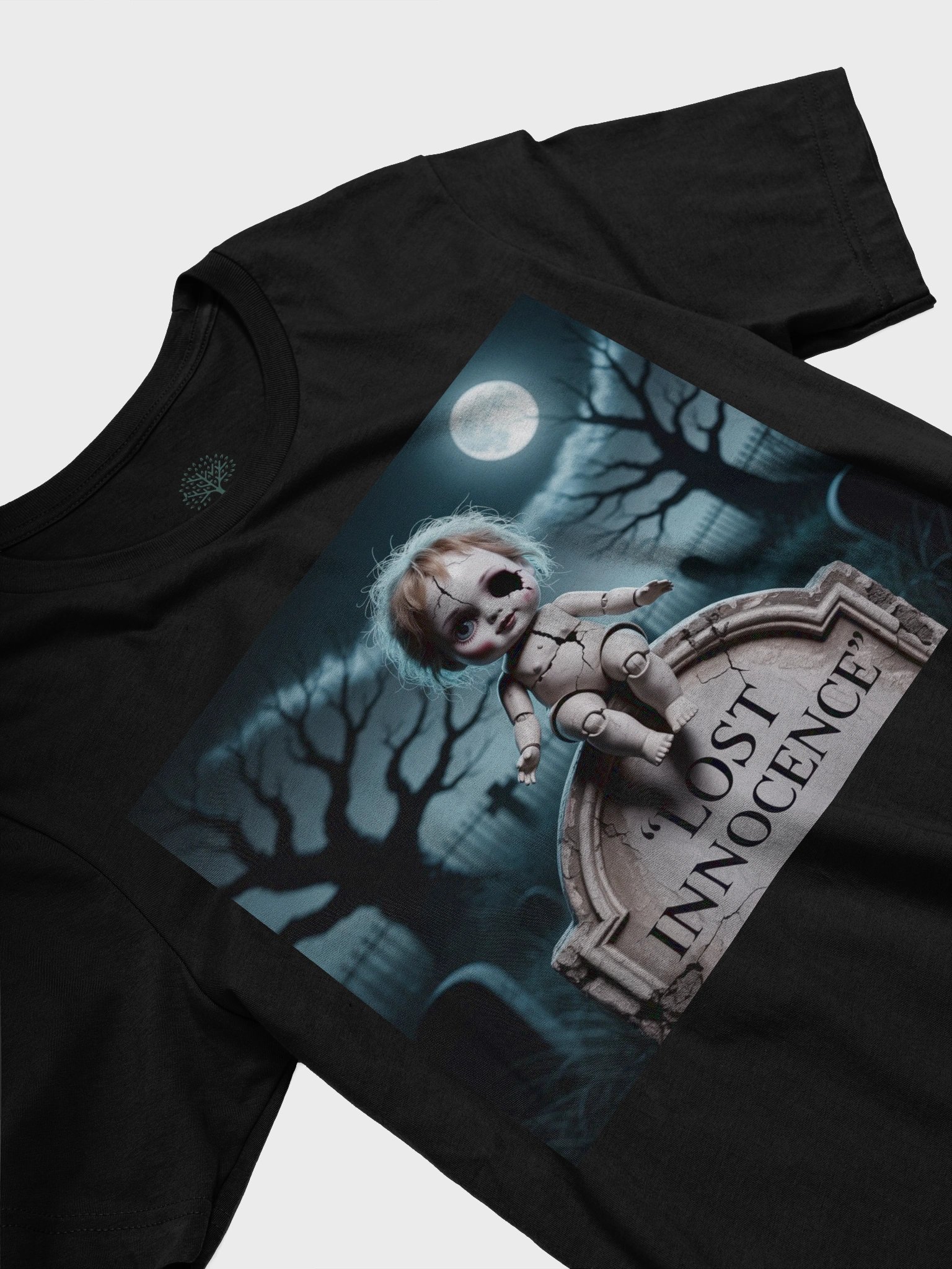 Creepy Doll 'Lost Innocence' T-Shirt - Unisex Supersoft Gothic Design product image (23)