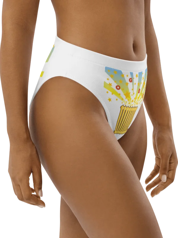 Cosmic Radiation - All-Over Print Recycled High Waisted Bikini Bottom product image (5)