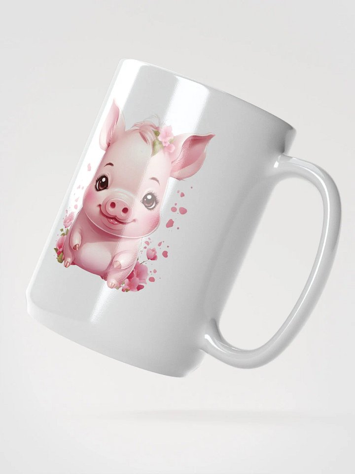 Charming Piglet White Glossy Mug product image (2)