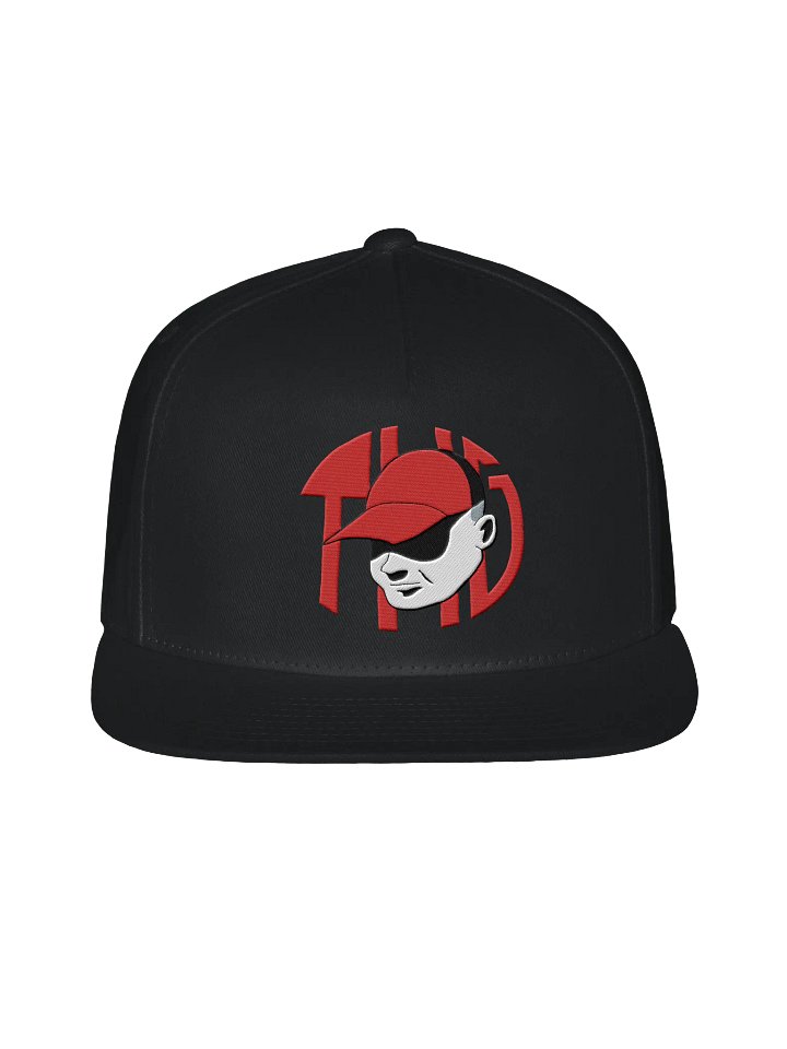 Urban Vibes Snapback Cap with red print THG product image (1)