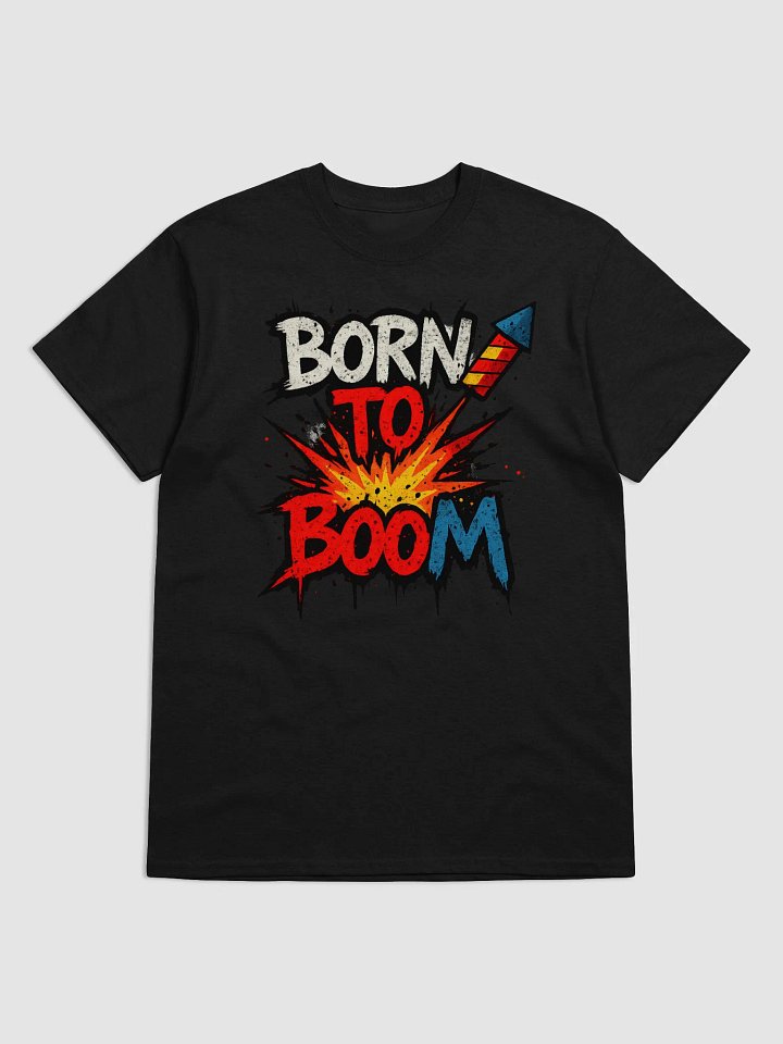 Born to Boom Graffiti 4th of July Shirt – Funny Patriotic Explosion Tee product image (4)