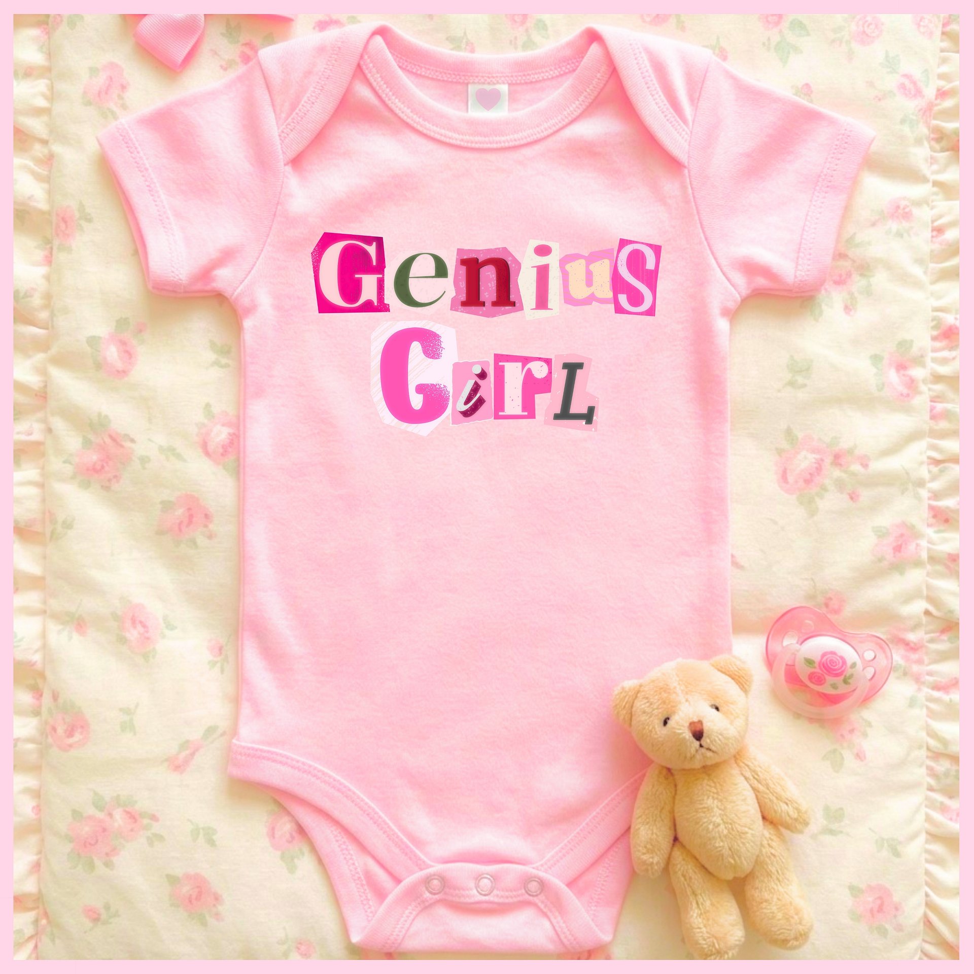Genius Girl Onesie product image (1)