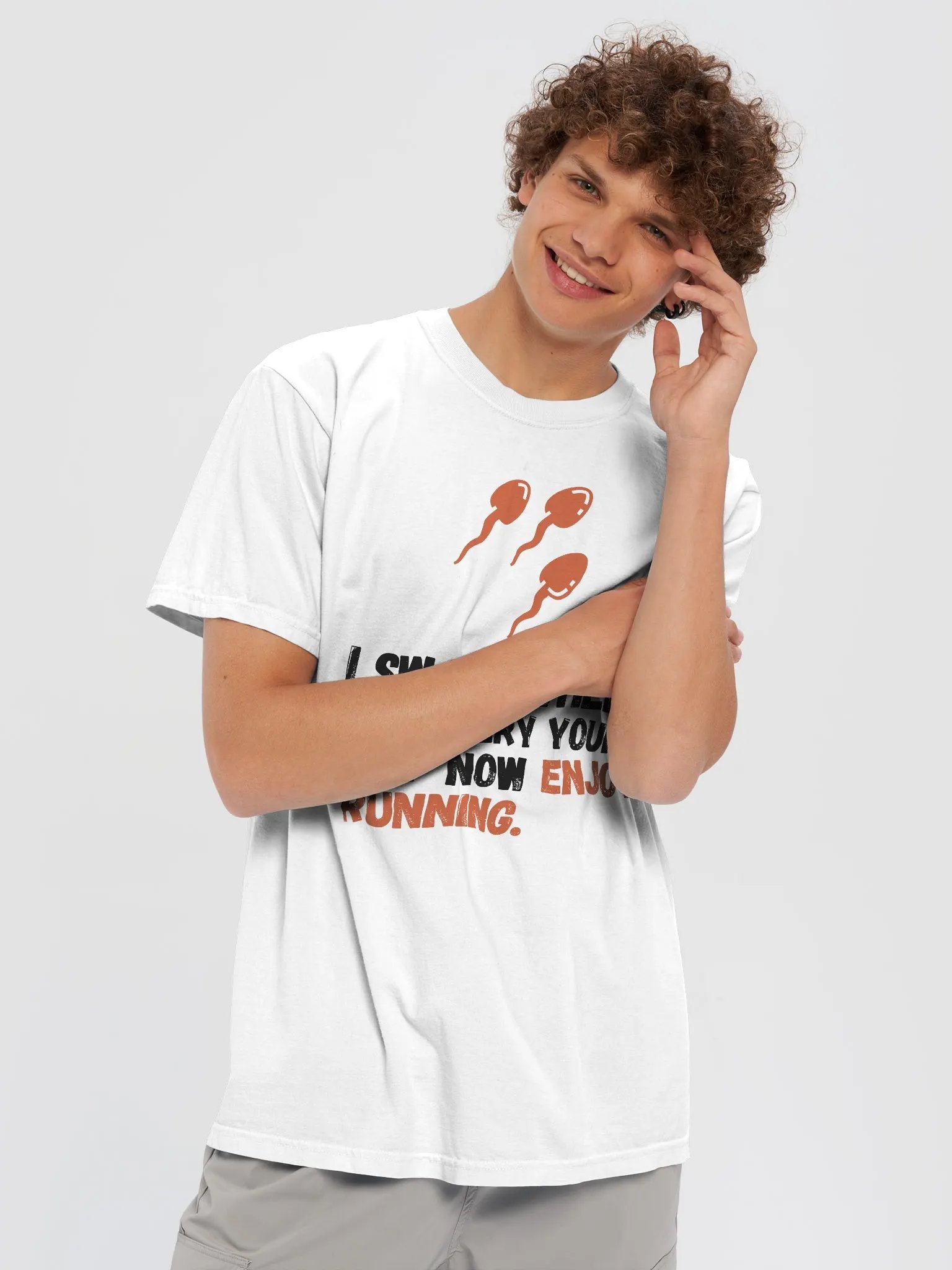 Enjoy Running Sperm Cells Tee product image (13)