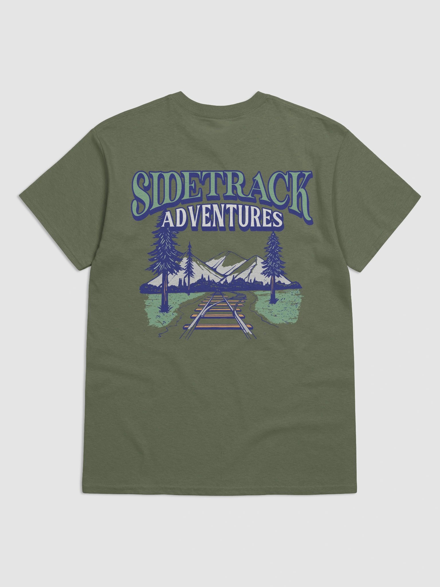 Back For 1 Month: Sidetrack Adventures Retro Logo Shirt with Design on Back product image (6)