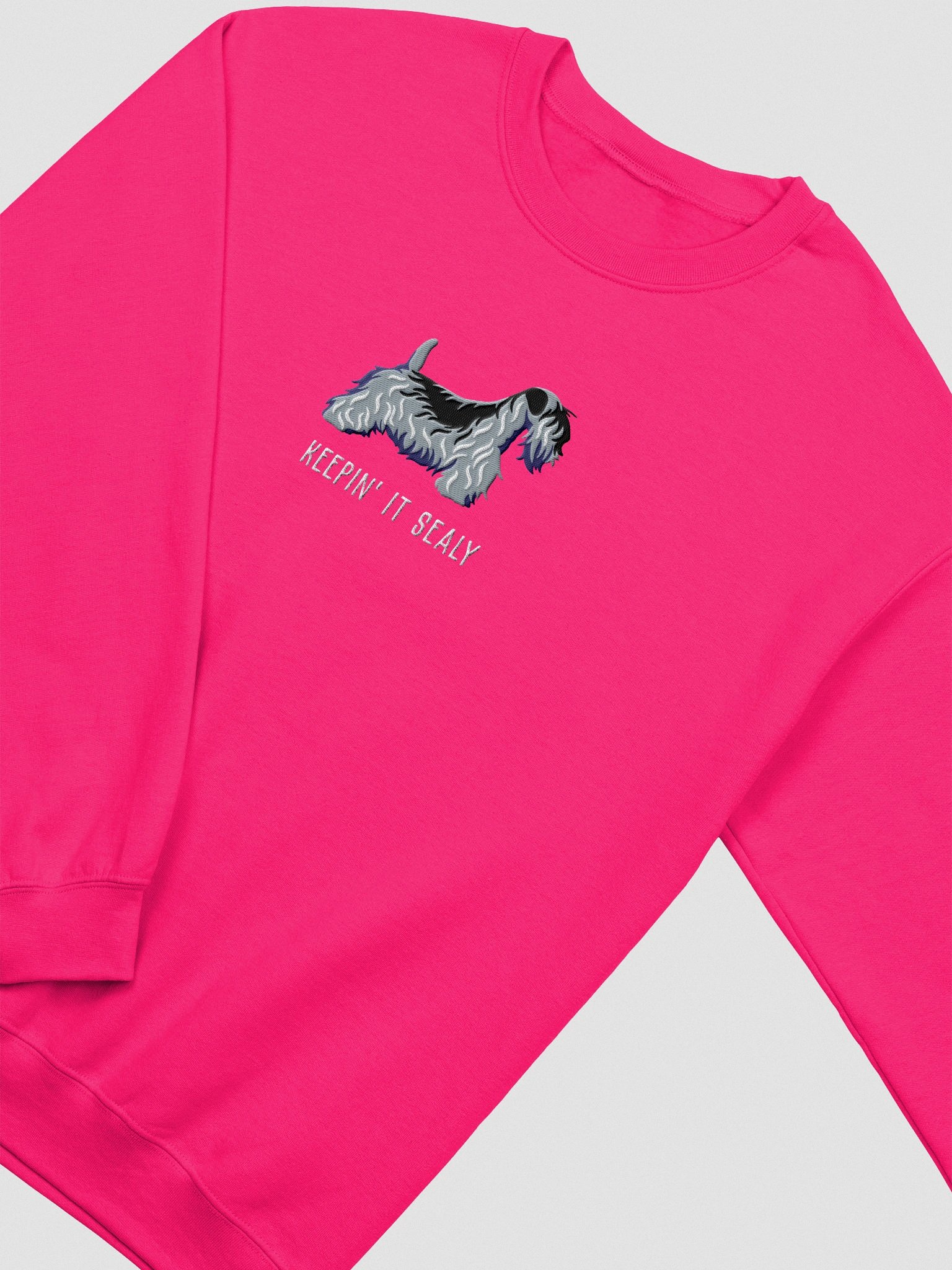 Keepin' It Sealy Sweatshirt (Embroidered) of a Sealyham Terrier(Blue) product image (6)