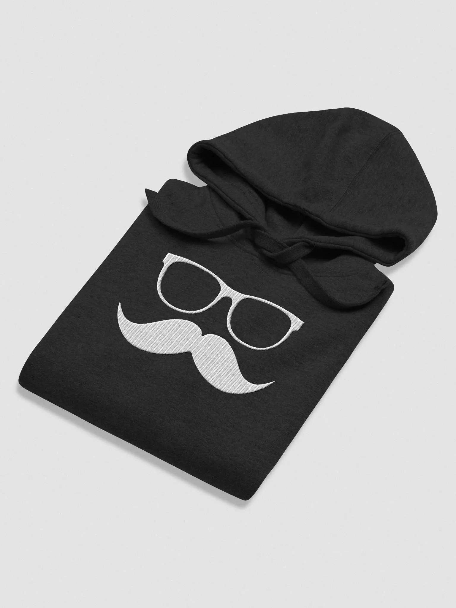 White Moofstache Hoodie product image (4)