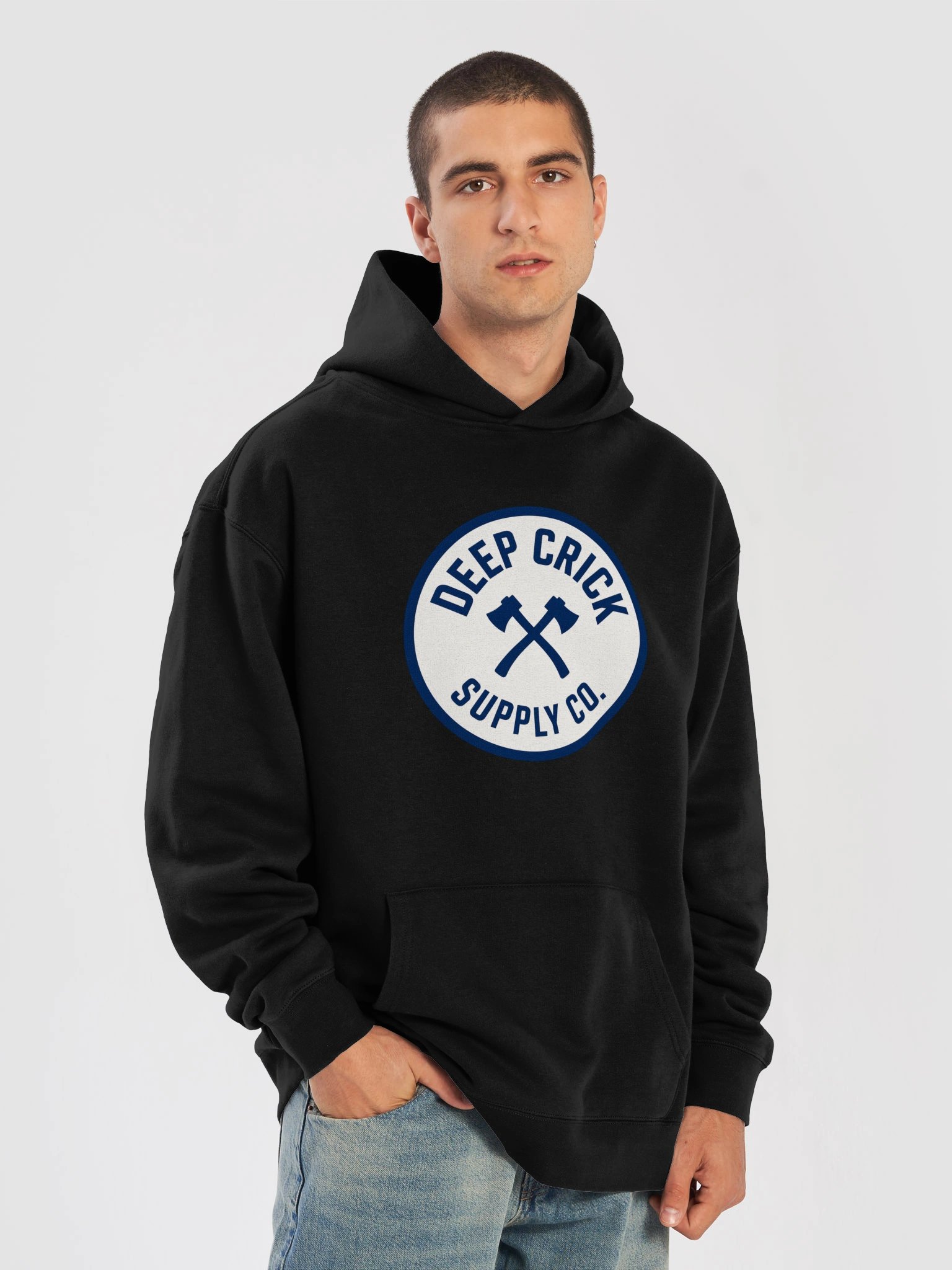 Deep Crick Supply Co. Crossed Axes Hoodie product image (7)