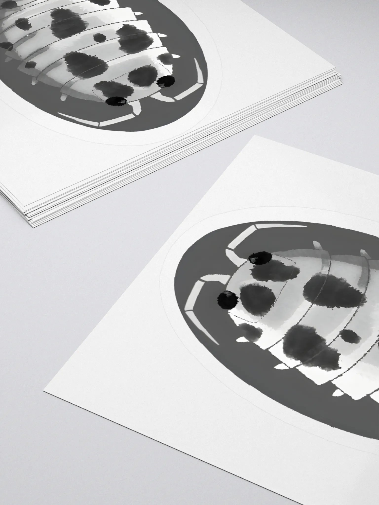 Dairycow Isopod Sticker with Background product image (13)