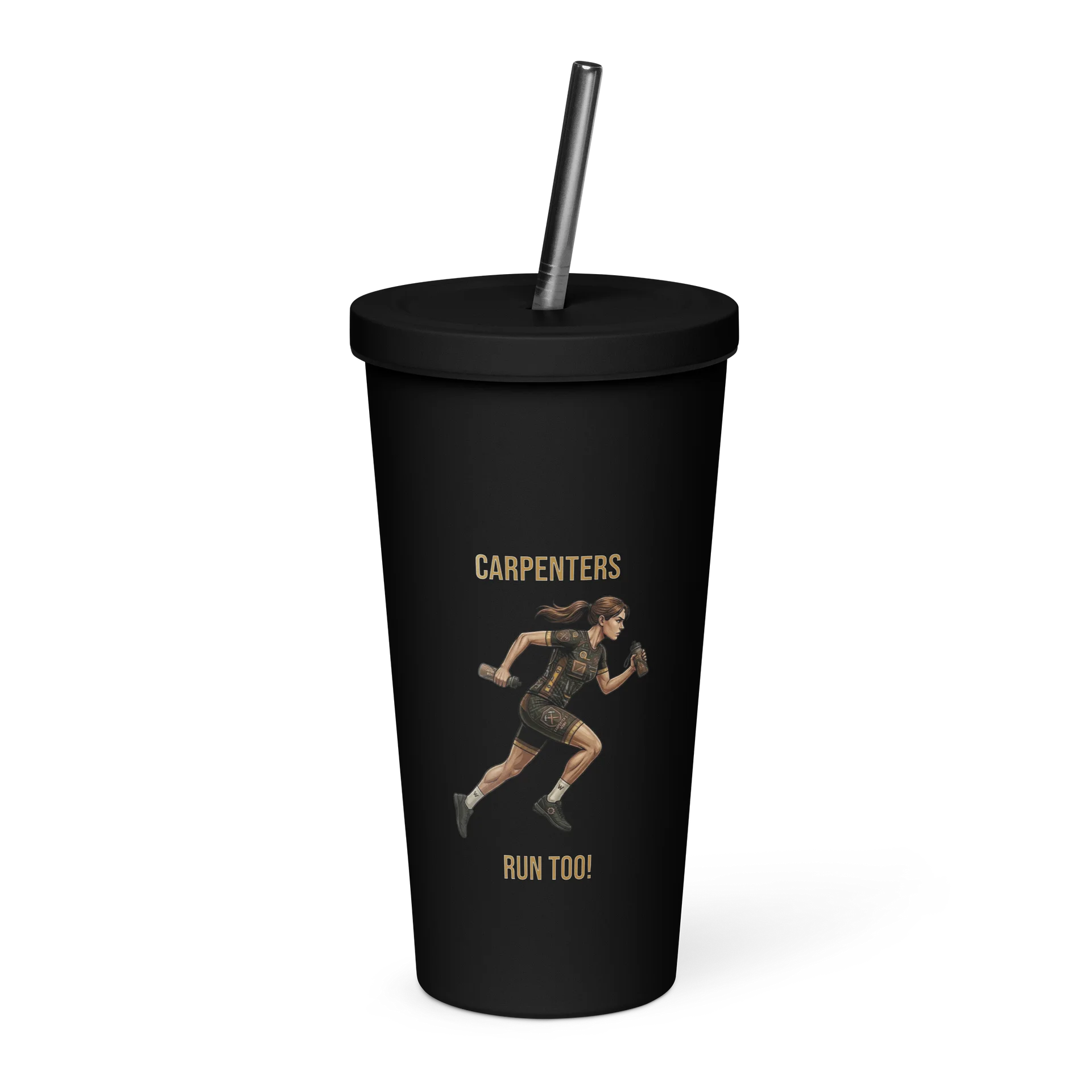 Carpenter Athlete Tumbler with Straw | Ladies Running Edition product image (3)
