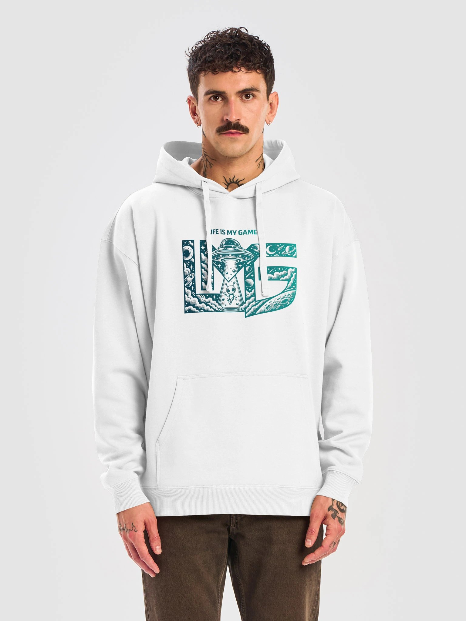 Life Is My Game — Already Here Organic Hoodie product image (5)