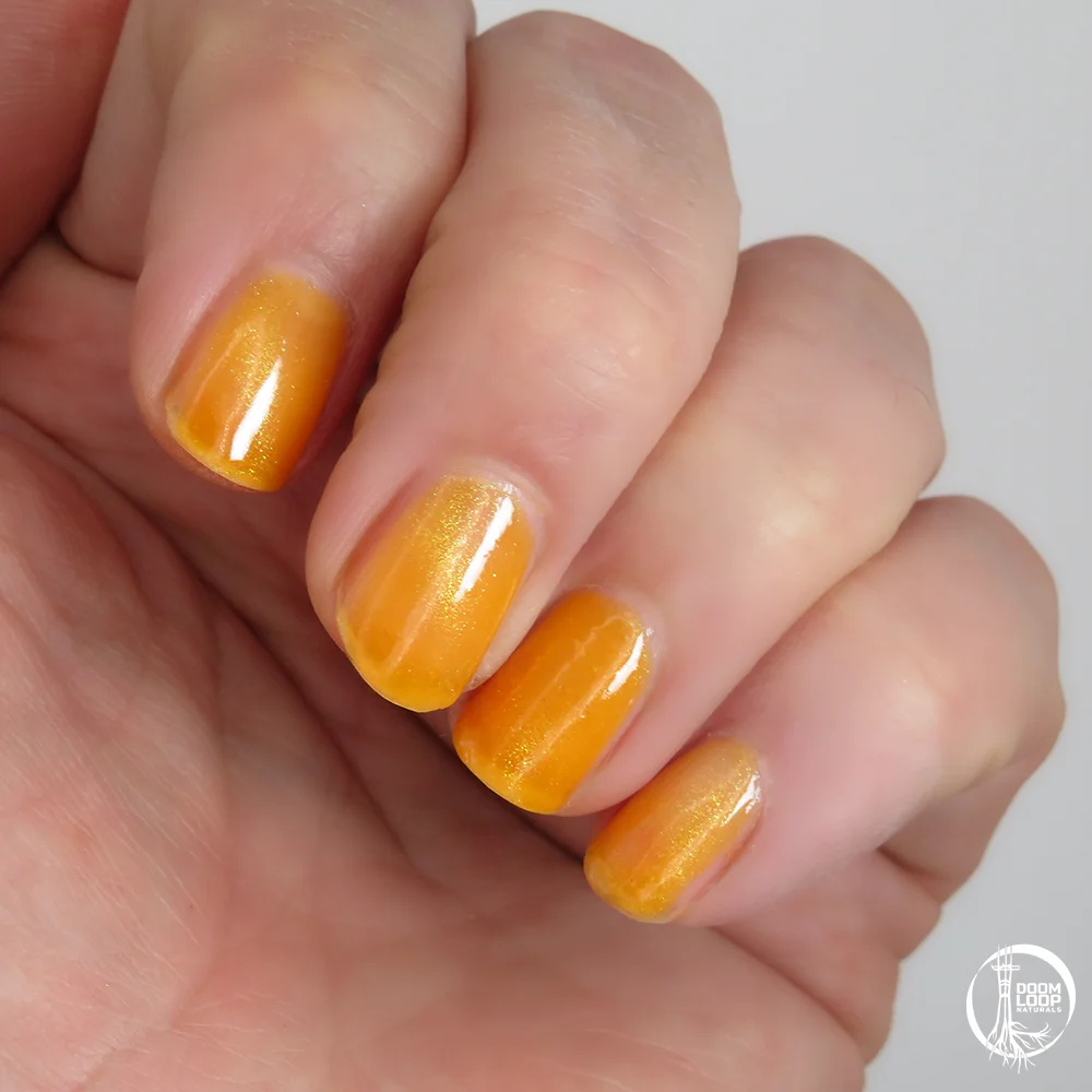 HIT THE STREETS - Neon Orange Jelly Magnetic Sparkle Polish product image (3)