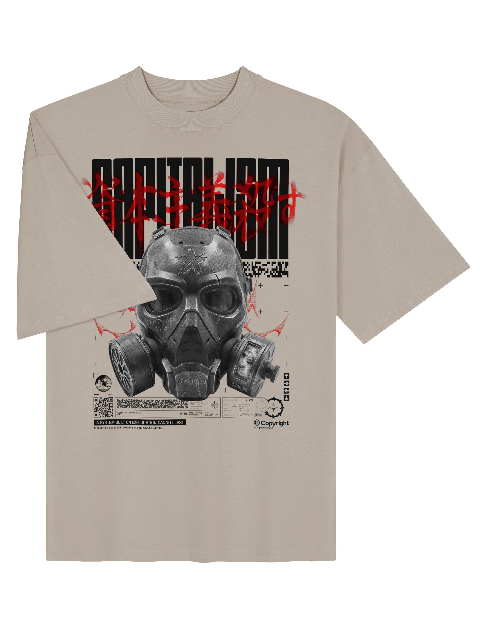 CAPITALISM KILLS (UNISEX OVERSIZED) product image (3)