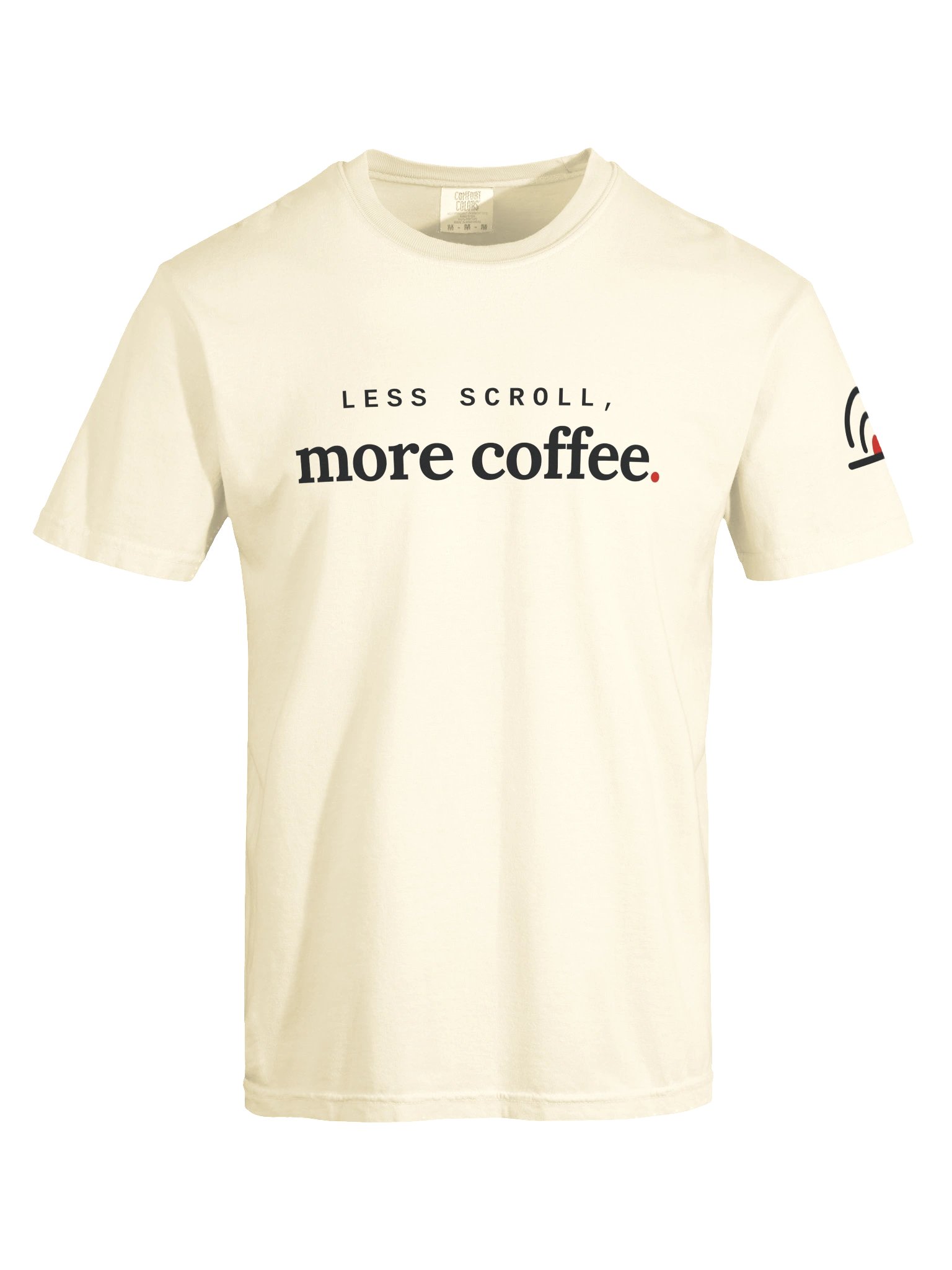 Less Scroll, More Coffee Heavyweight Tee product image (17)
