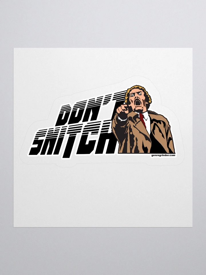 Don't Snitch (sticker) product image (1)