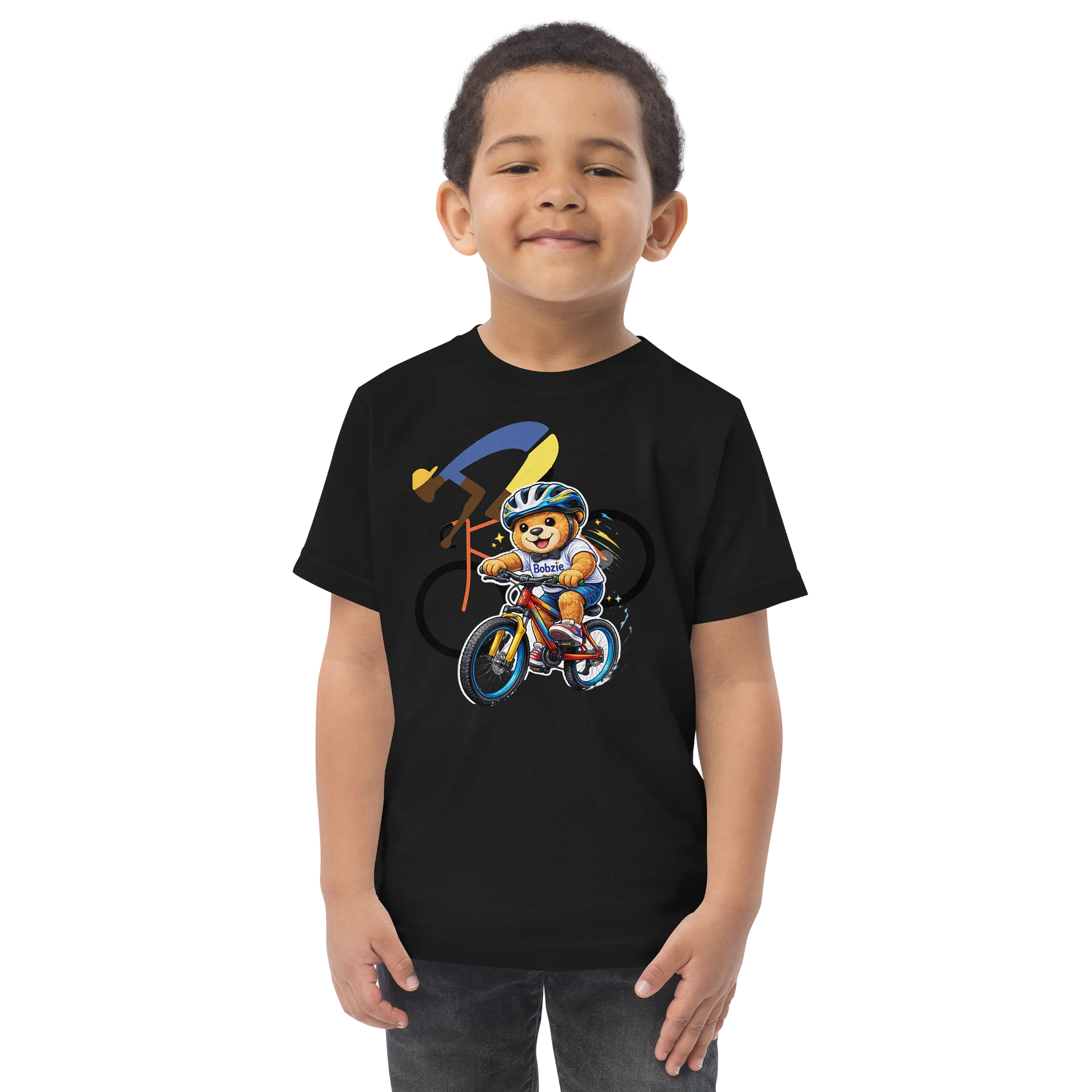 Bobzie Bike Adventure Toddler Tee | Little Explorer Edition by FayzieBobs product image (1)