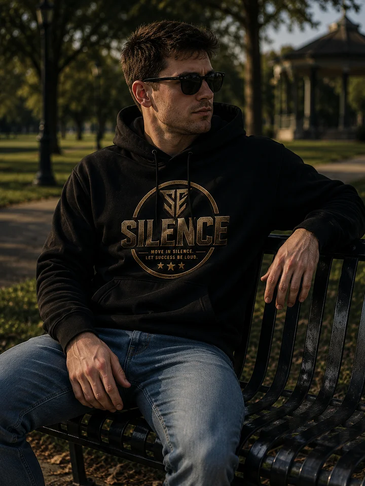 SILENCE Signature Comfort Black Hoodie product image (1)