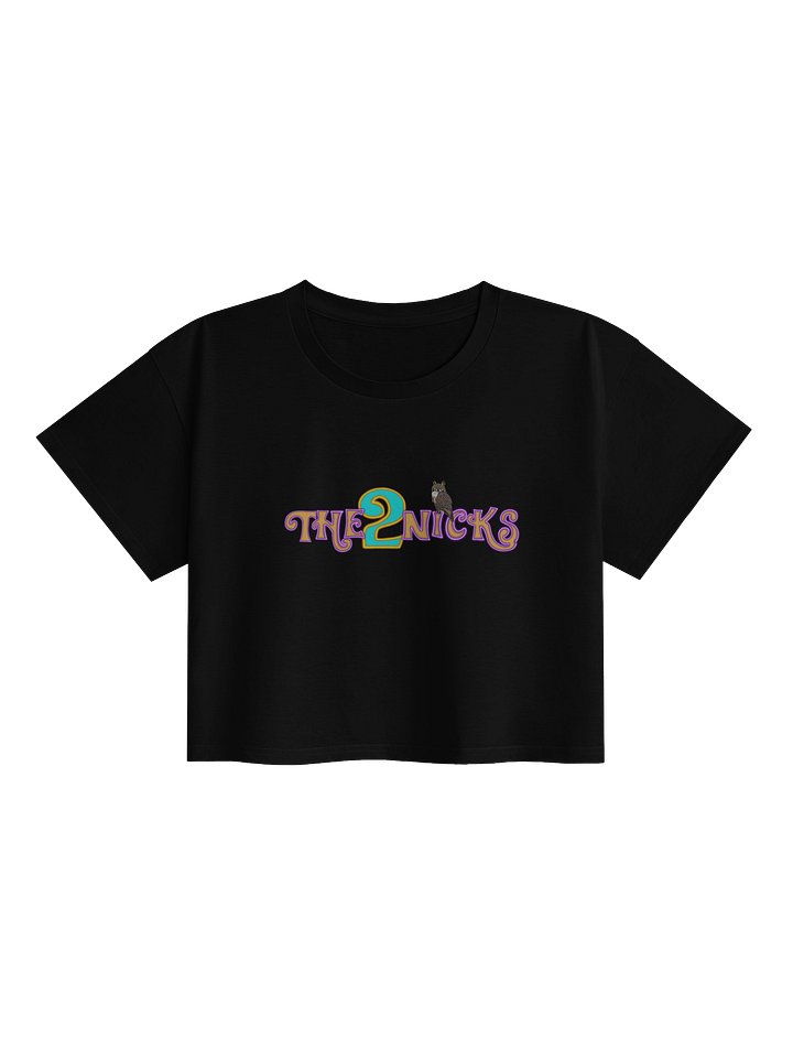 The2Nicks Crop Top Tee - White product image (1)